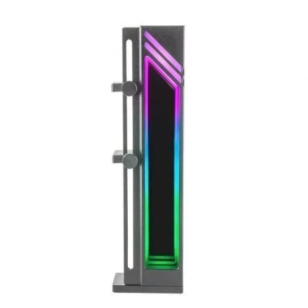 Mars Gaming MCAGCB Soporte VGA Universal Aluminio Negro Base Magnética Antideslizante Iluminación ARGB